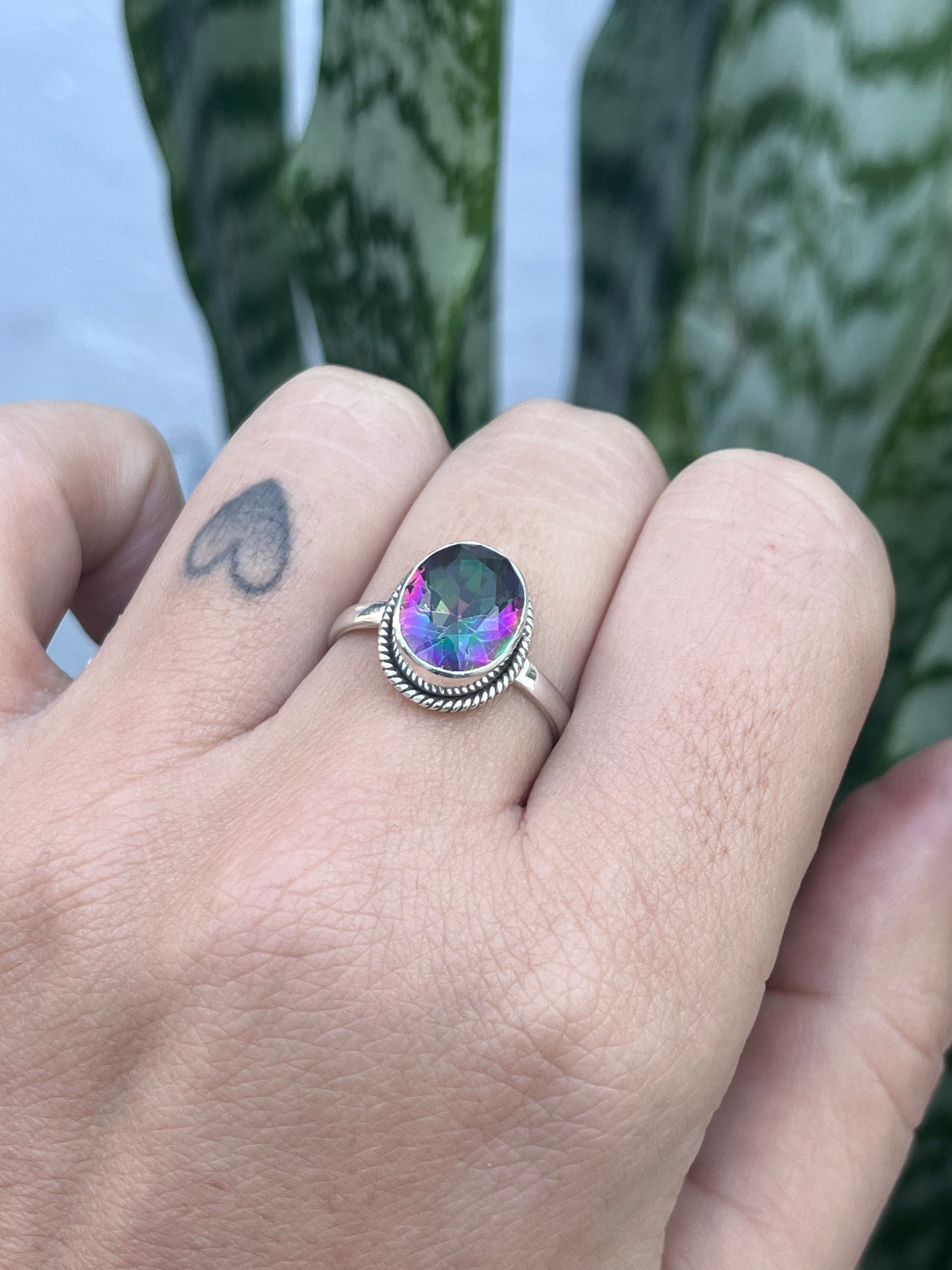 Anillo Topacio Manifiesto en plata 925