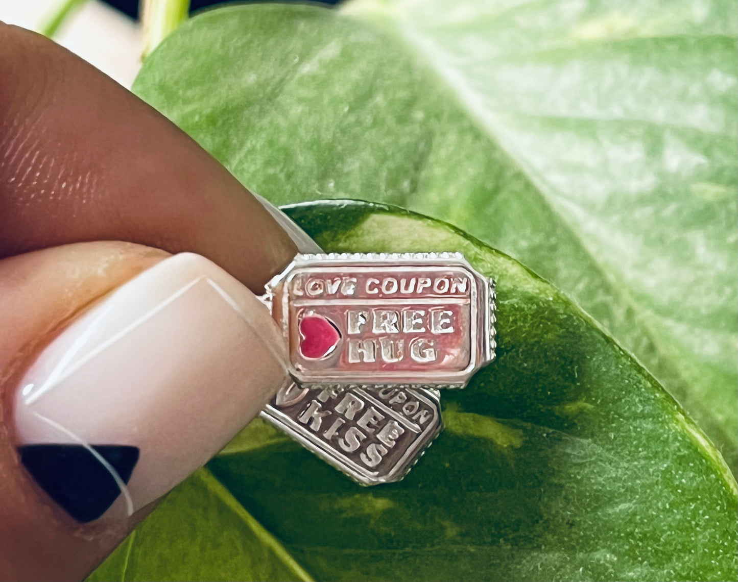 Charm doble ticket de amor