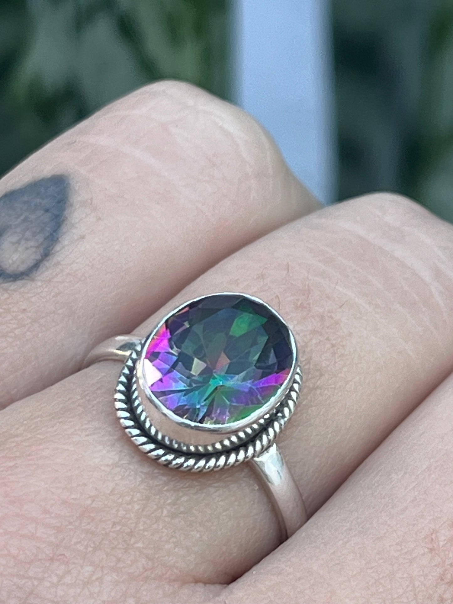 Anillo Topacio Manifiesto en plata 925